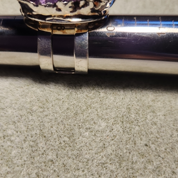 Amethyst raw geode ring - Picture 3 of 4